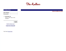 Tablet Screenshot of mail.kadlac.net